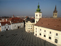 Piata Mare din Sibiu (fotografie aeriana)