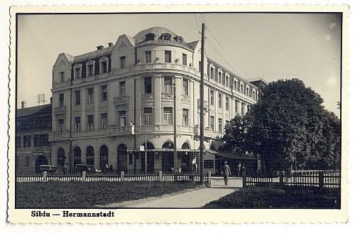 Hermannstadt.Hotel EUROPA. Ab cca.1920 Hotel Bulevard.jpg