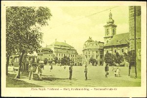 0773.Sibiu.Hermannstadt.Grosser Ring.Piata Regele Ferdinand mit Tramway..jpg
