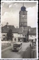 866_001.Hermannstadt.Burgergasse mit Bus.Emil Fischer.1938..jpg