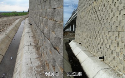 rigole Centura Sibiu Autostrada Podul Nr 17 2011 vs 2012.jpg