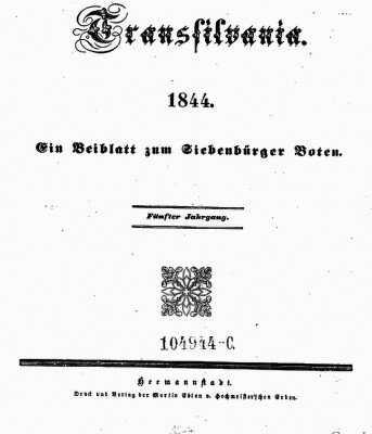Der Siebenbürger Bote - 1844-Transsilvania.jpg