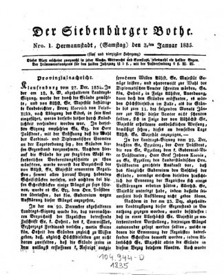 Der Siebenbuerger Bothe Nr.1- Hermannstadt - 3 Jan.1835.jpg