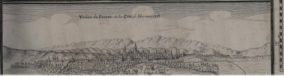 Giovanni Morando Visconti-Veduta Hermannstadt-1699-Edit-Weltzer-Hermannstadt-Mappa della, Transilvania, e Provintie contique nella... [B IX a 487-15] Térképek - Hungaricana.jpeg