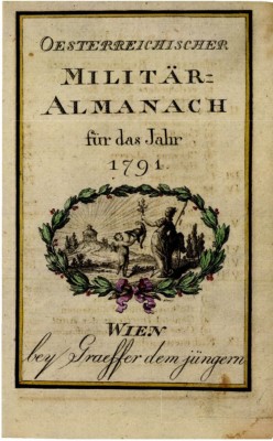 Militär Almanach 2.  Wien  1791    Könyvtár   Hungaricana-1.jpg