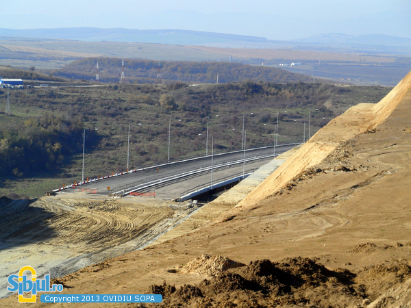 Autostrada A1 Orastie Sibiu / KM 63 / Tunel Aciliu / Octombrie 2013