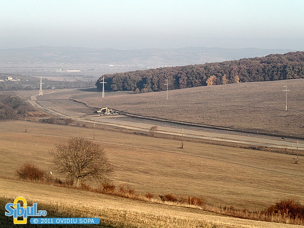 Autostrada Sibiu - Orastie - noiembrie 2011